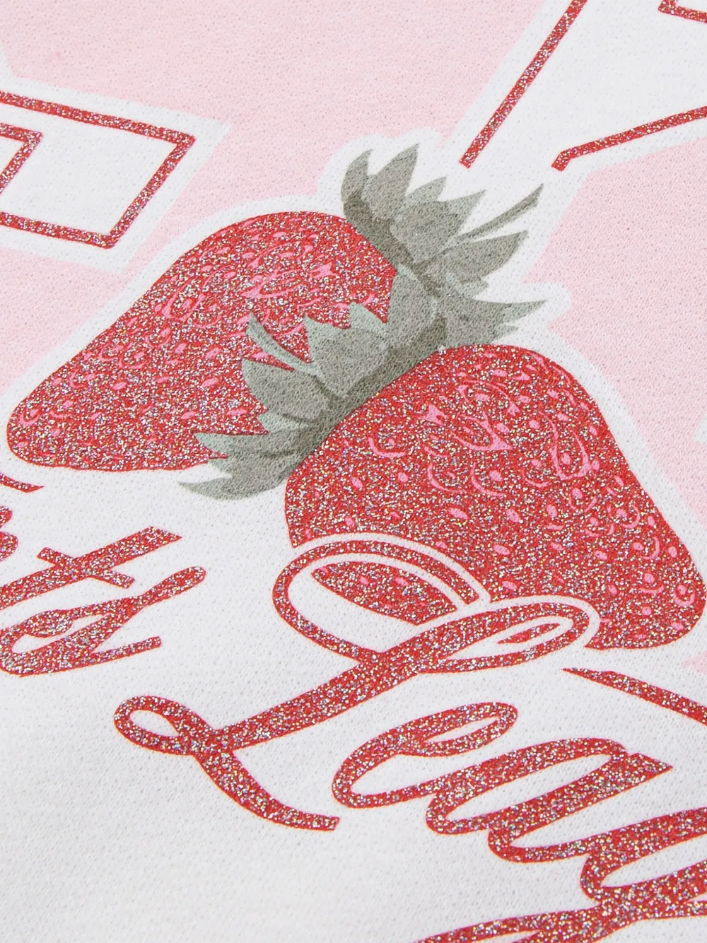 ABERCROMBIE FITCH KIDS Hoodie met grafische aardbeiprint Wit