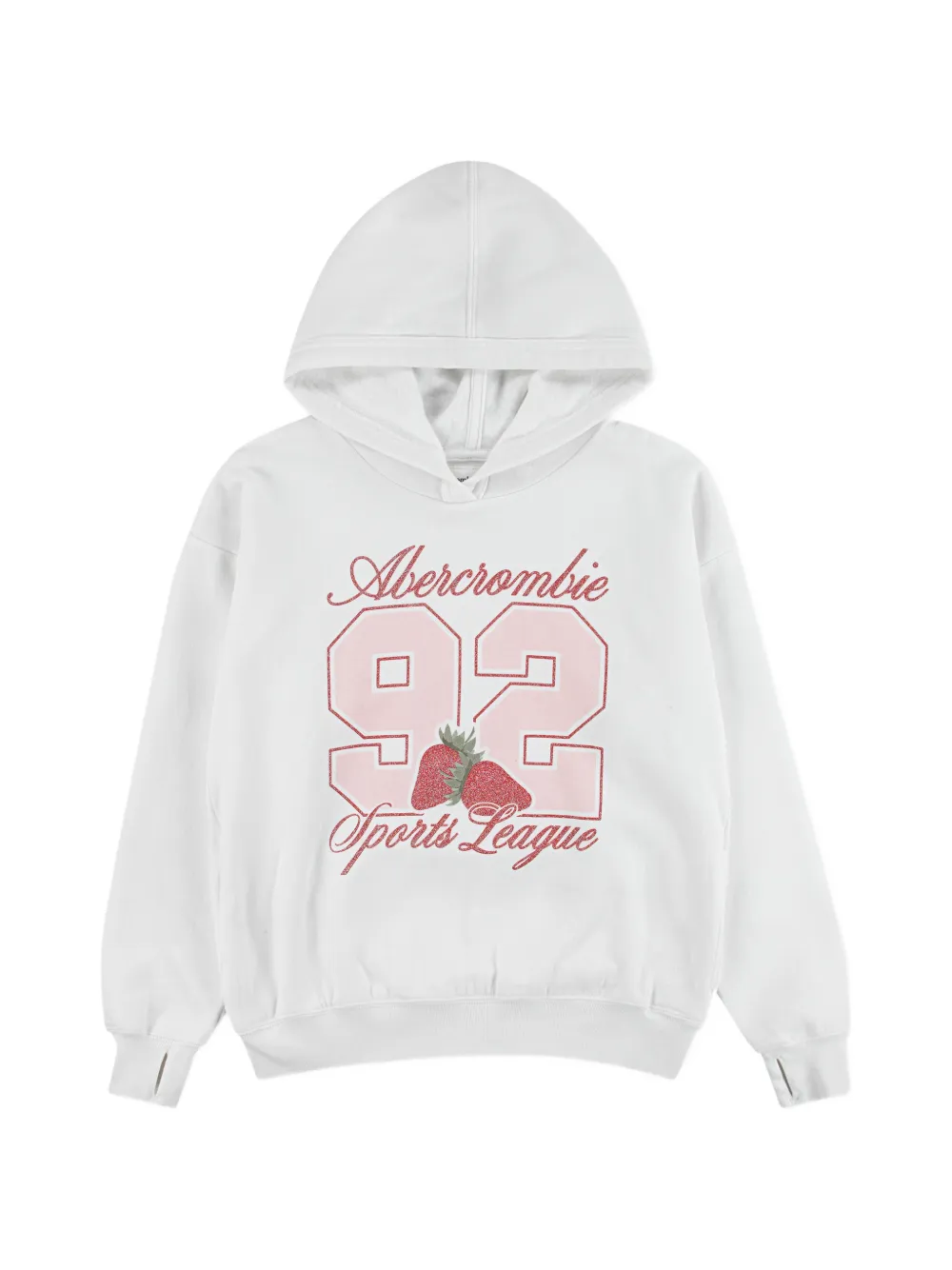 ABERCROMBIE FITCH KIDS strawberry graphic hoodie - White