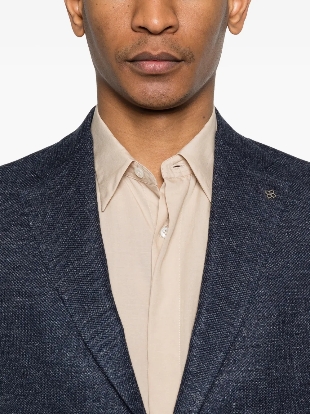 Tagliatore Blazer met enkele rij knopen Blauw