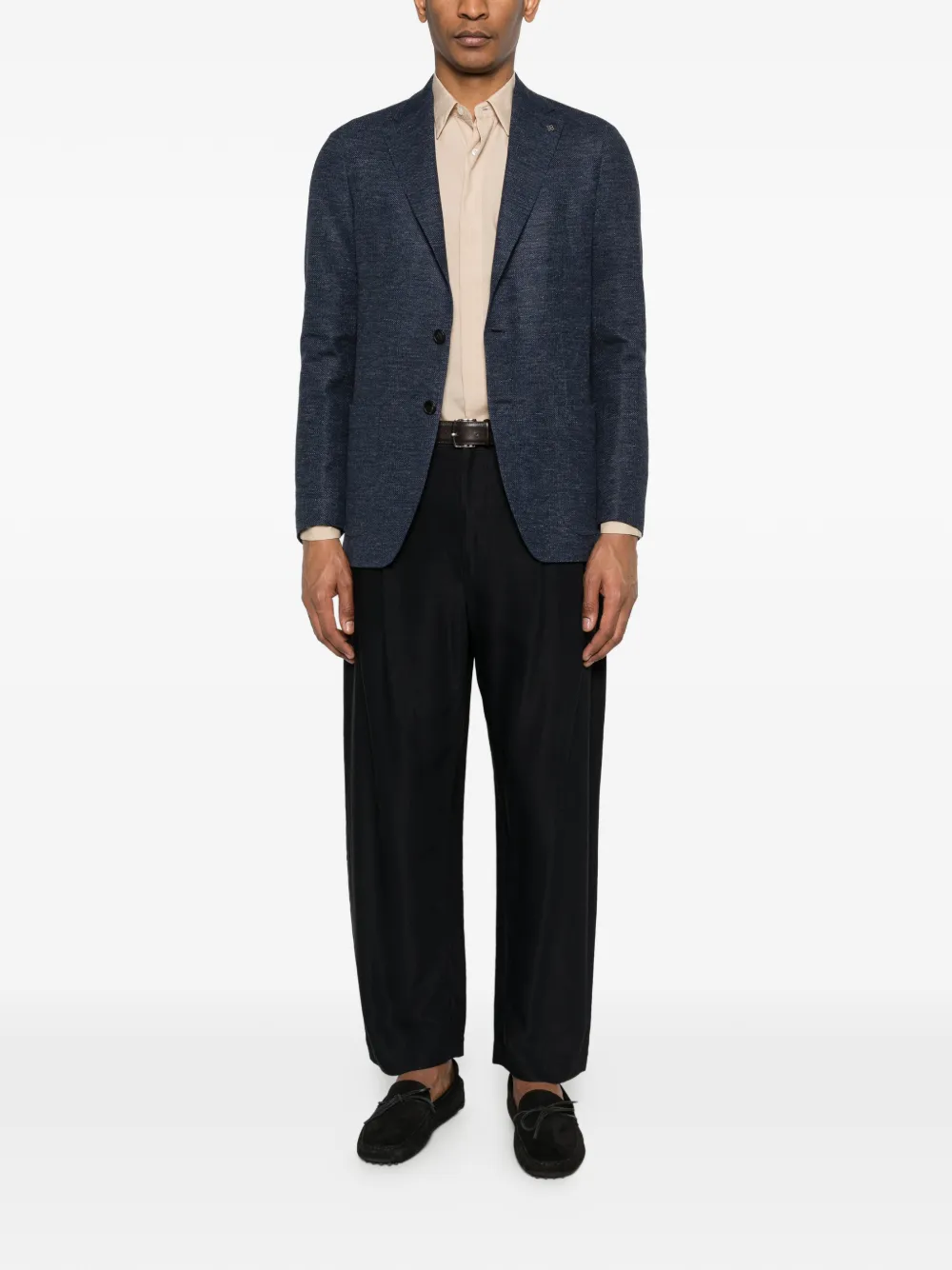 Tagliatore Blazer met enkele rij knopen Blauw