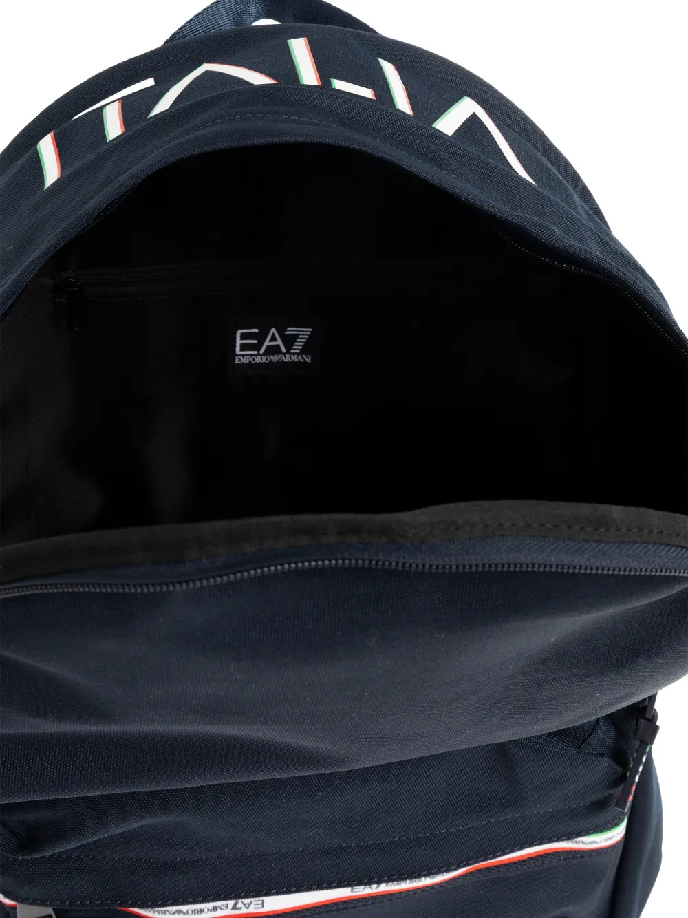 Striped Logo Backpack