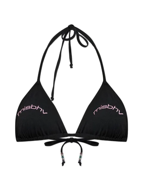 MISBHV logo-detail bikini top
