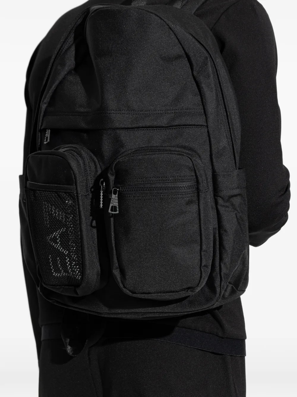 Ea7 Emporio Armani Rugzak met logo Zwart