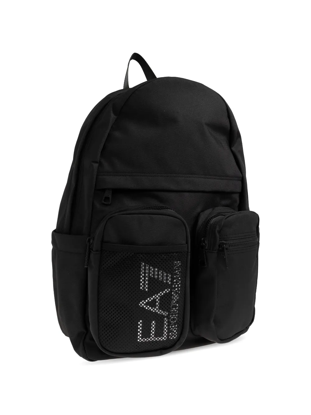Ea7 Emporio Armani Rugzak met logo Zwart