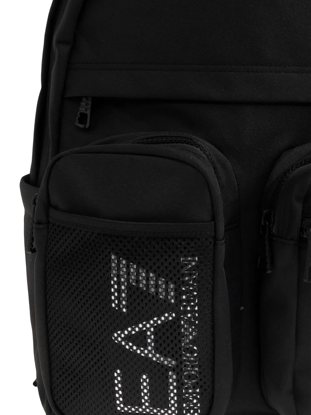 armani mini backpack Exchange Liz Pebble S imitation leather black This backpack features a minimalist silhouette crafted from a smooth technical fabric EMPORIO ARMANI women's Backpack with