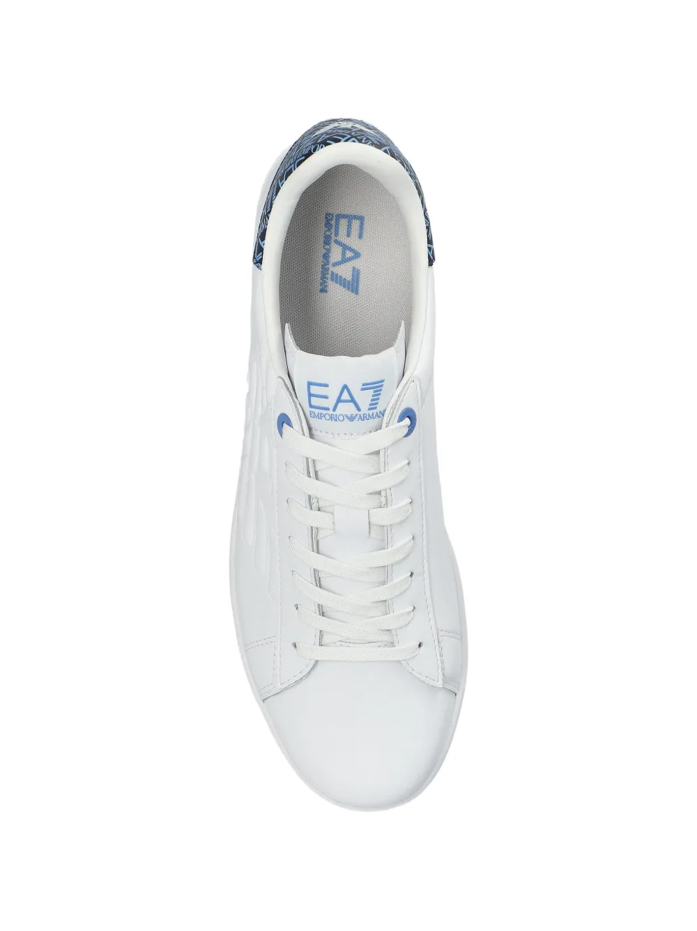 Ea7 Emporio Armani Sneakers met logo-reliëf Wit