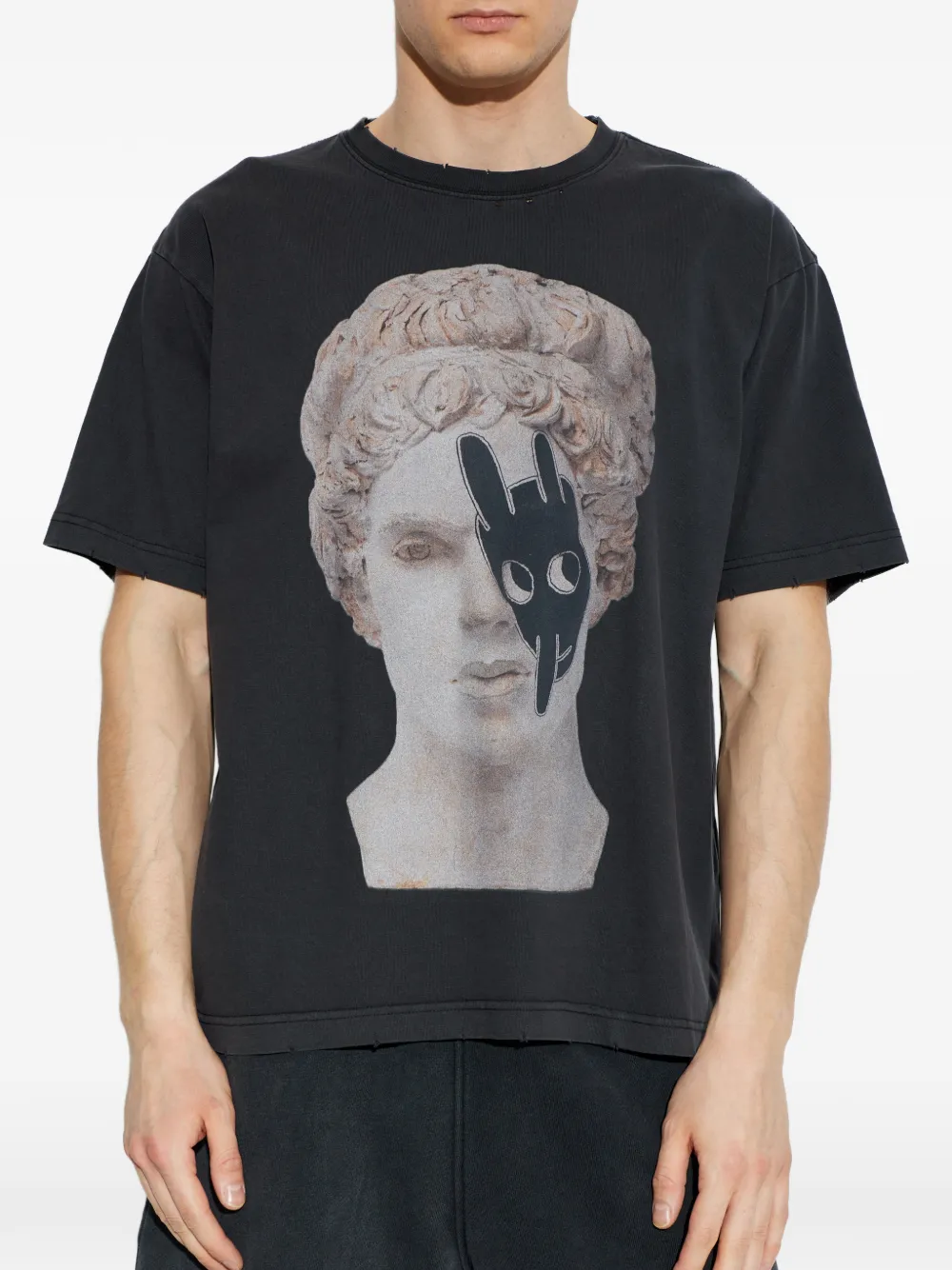 MISBHV T-shirt met grafische print Zwart