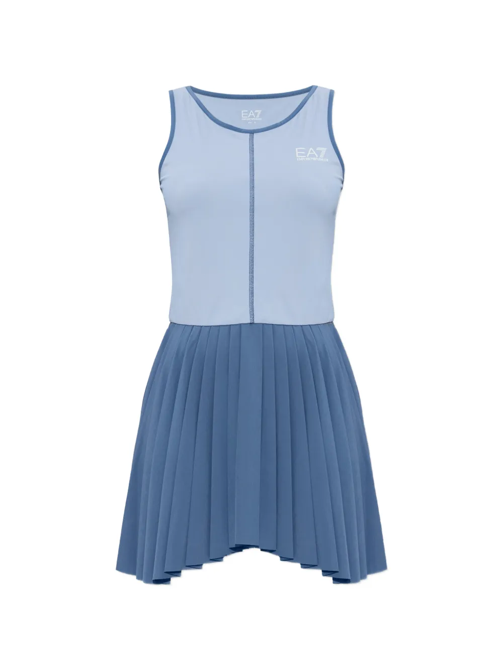 Ea7 Emporio Armani pleated mini dress set (set of two) - Blu