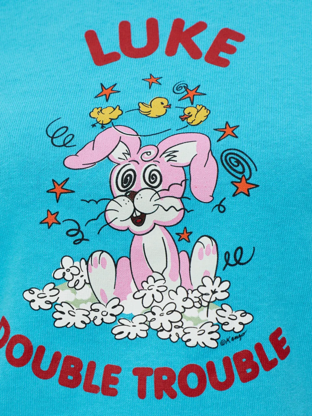 Kenzo T-shirt met print Blauw