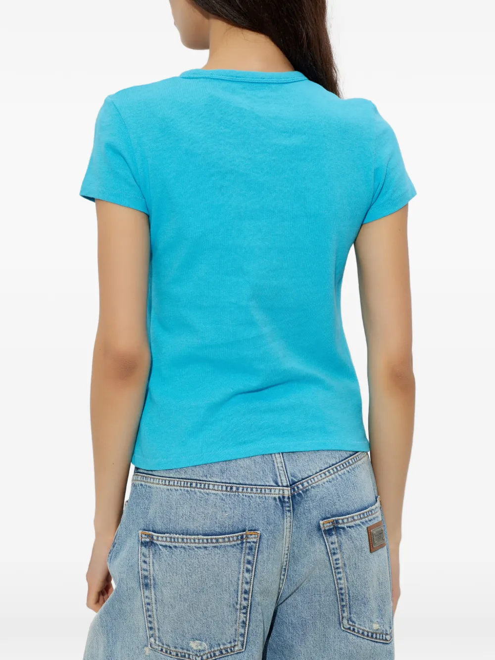 Kenzo T-shirt met print Blauw