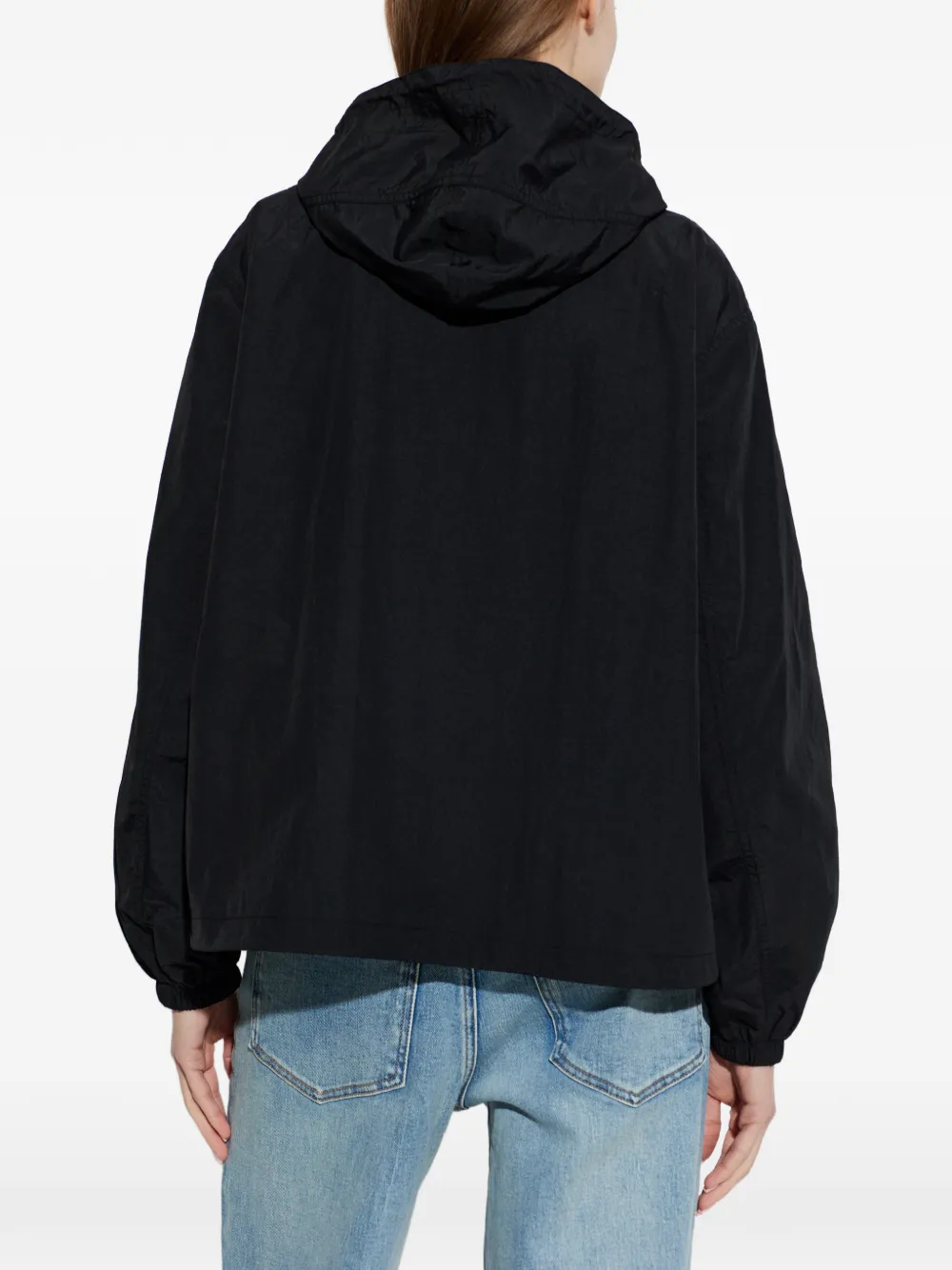 Kenzo Jack met capuchon en zak Zwart