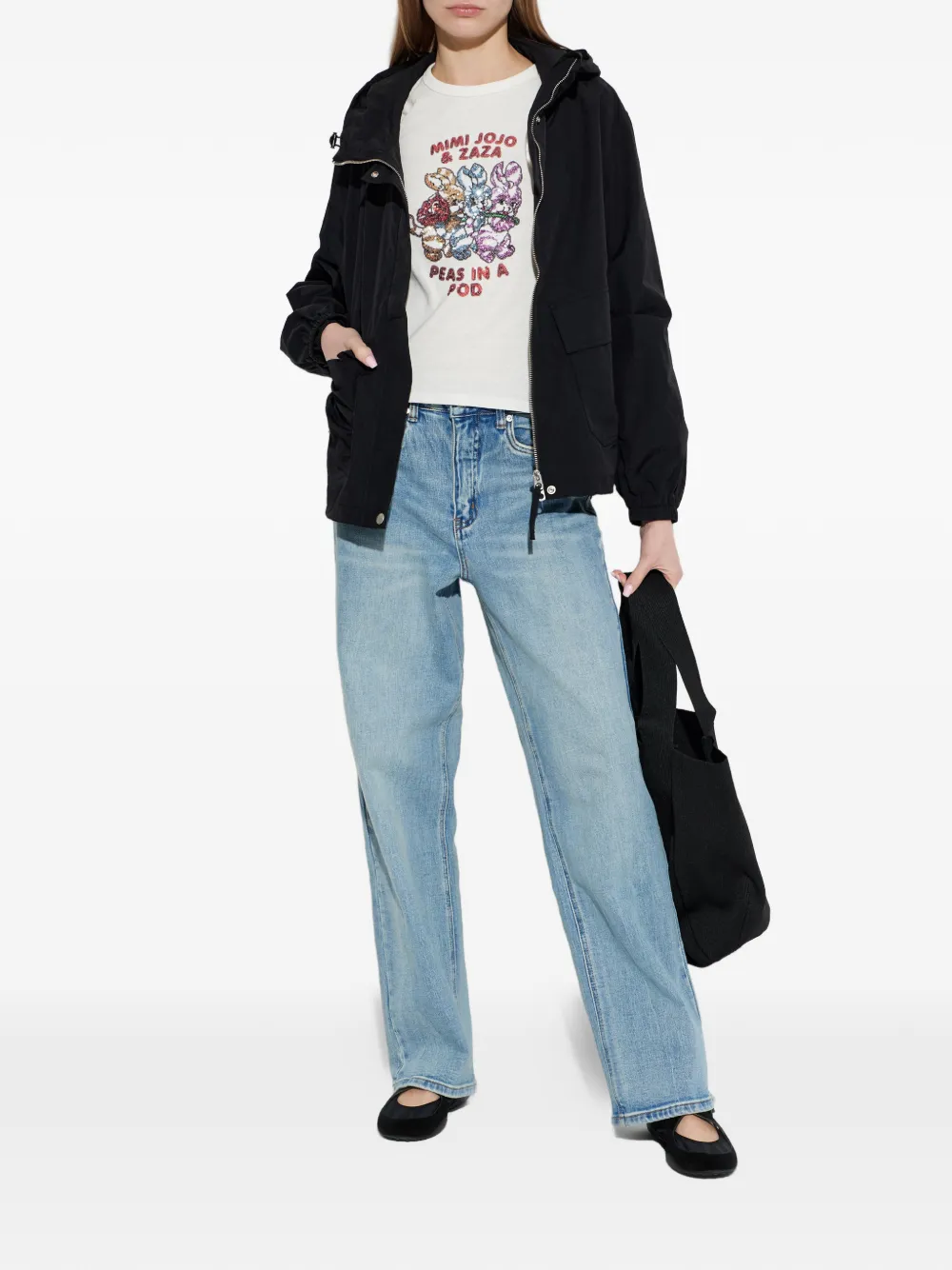 Kenzo Hooded Pocket Jacket - Black 