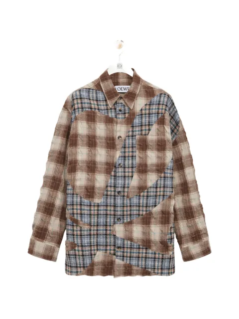 LOEWE camisa con diseño patchwork