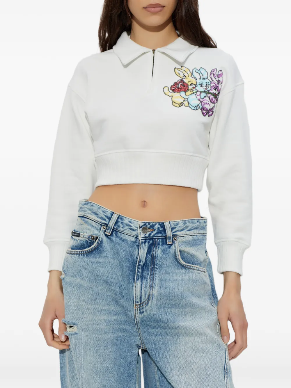 Kenzo Cartoon poloshirt Wit