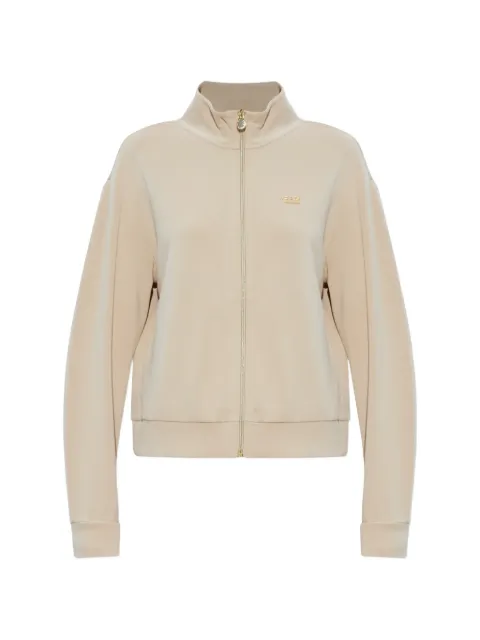 Ea7 Emporio Armani zip-up logo-detail sweatshirt