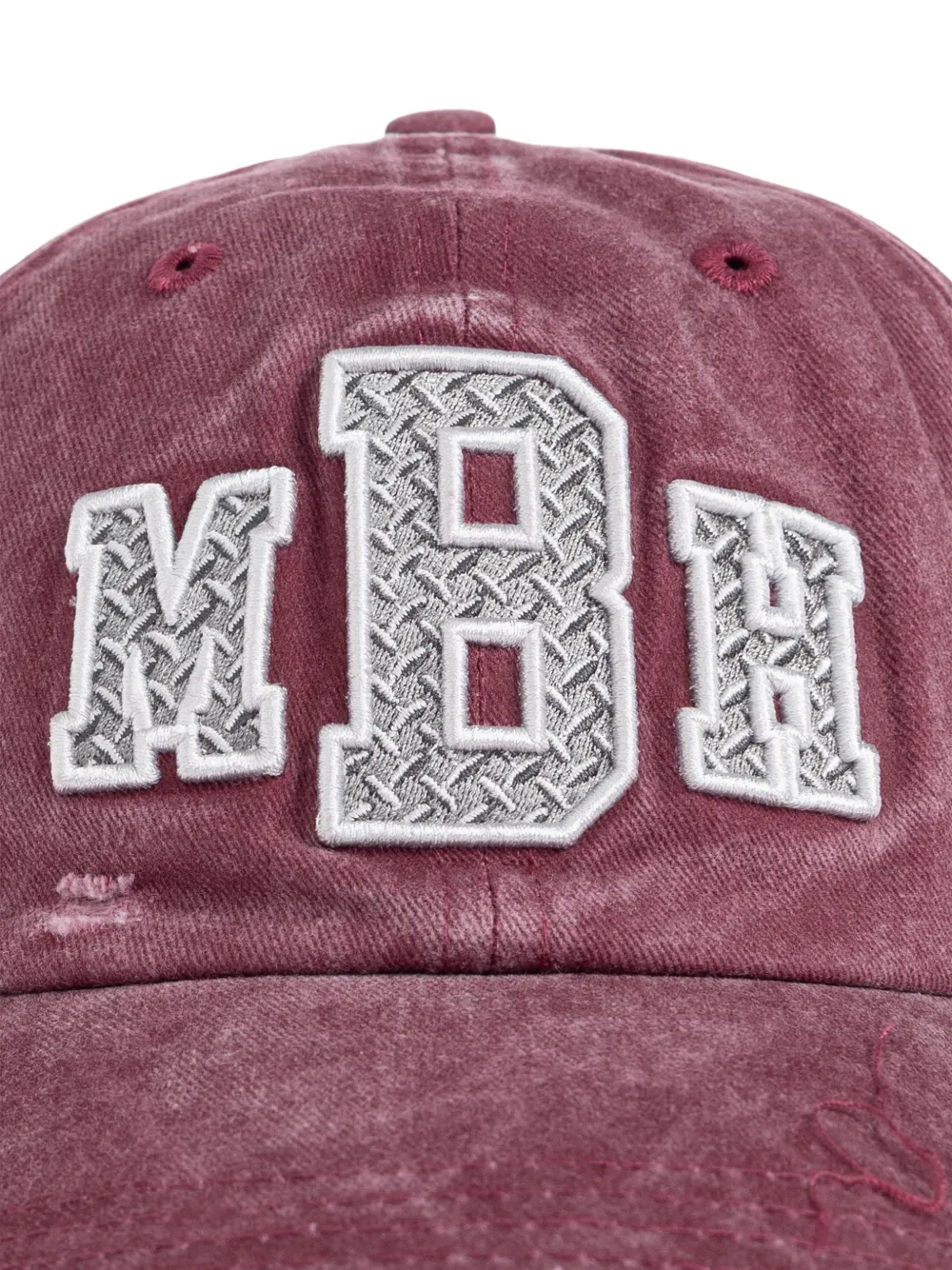  Misbhv Appliqué Distressed Hat - Red 