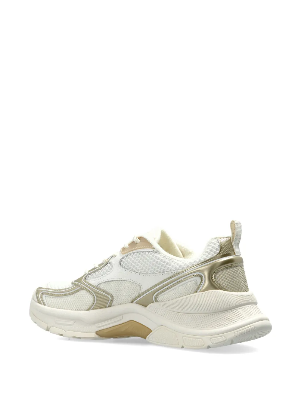Ea7 Emporio Armani Sneakers met logo Beige