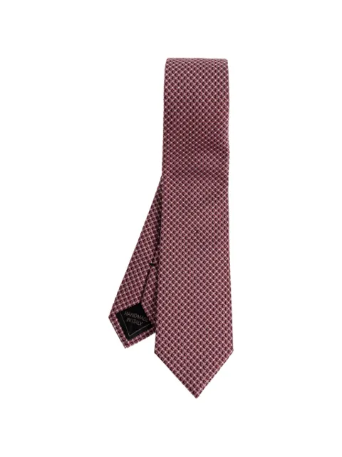 Brioni patterned tie