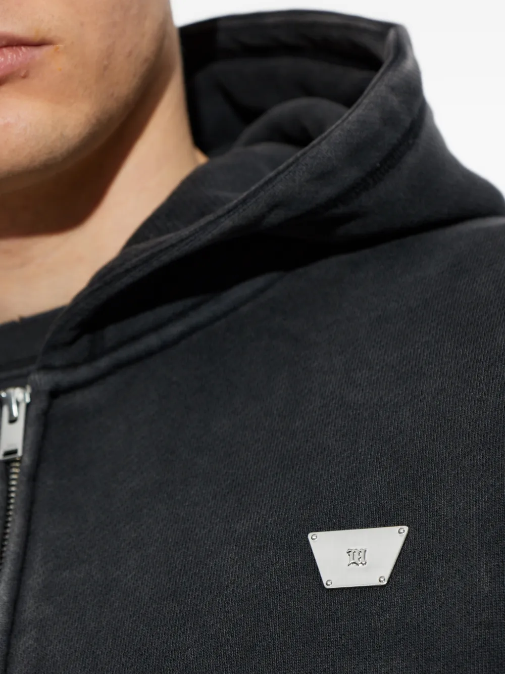 MISBHV Hoodie met rits Zwart