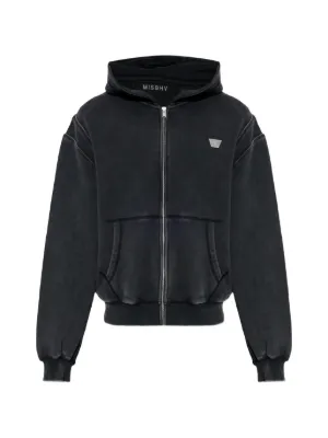 MISBHV ロゴフーデッド スウェットシャツ | ブラック | FARFETCH JP