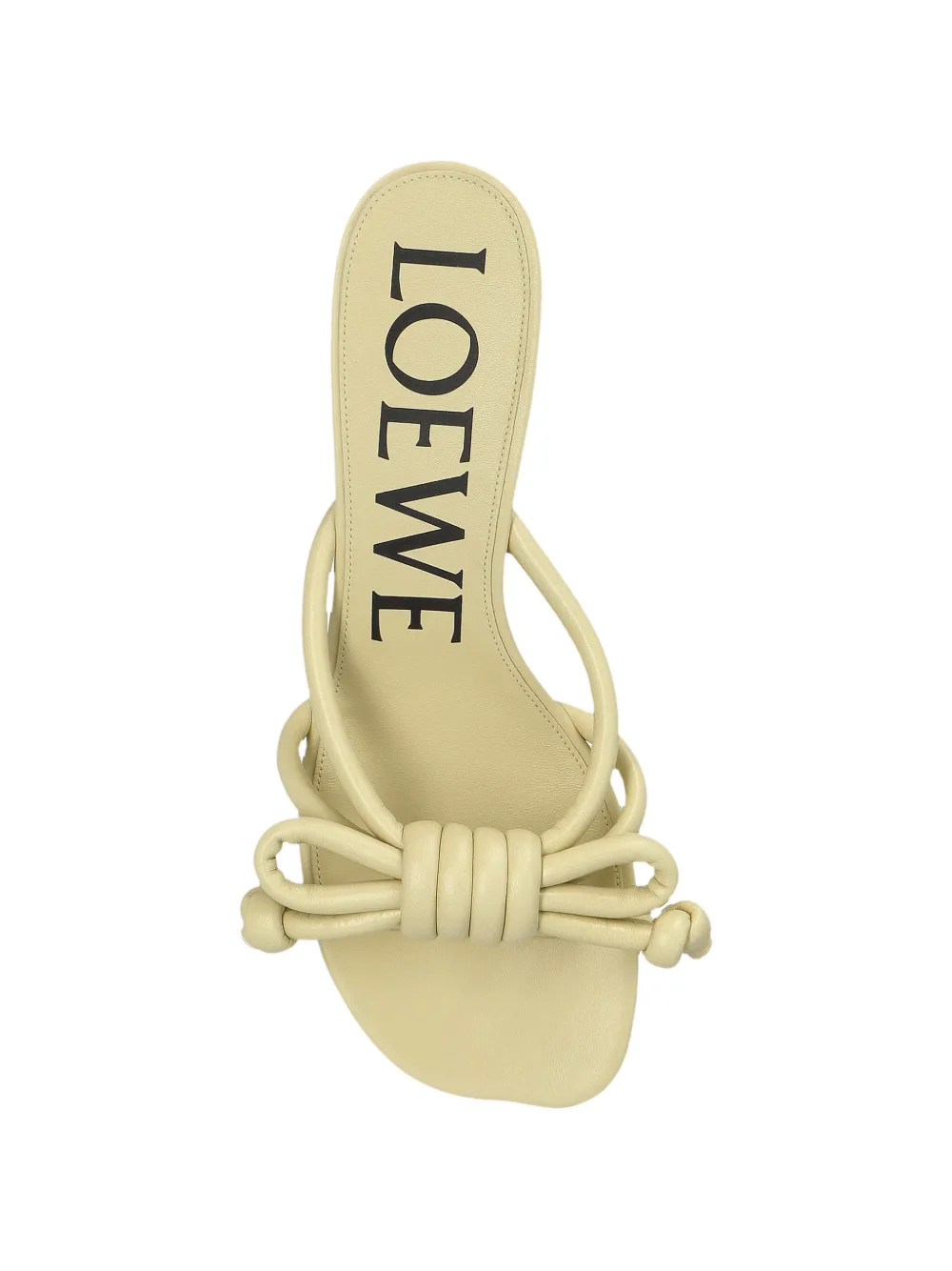 LOEWE Flamenco Knot strap sandals Beige
