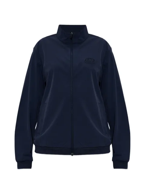 Ea7 Emporio Armani sudadera con detalle del logo y cierre