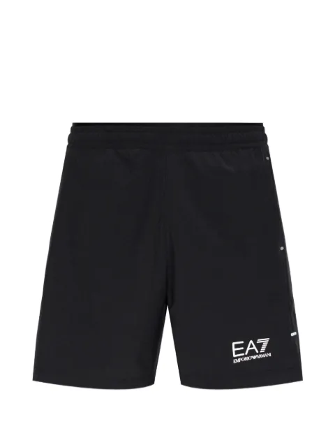 Ea7 Emporio Armani shorts con logo estampado