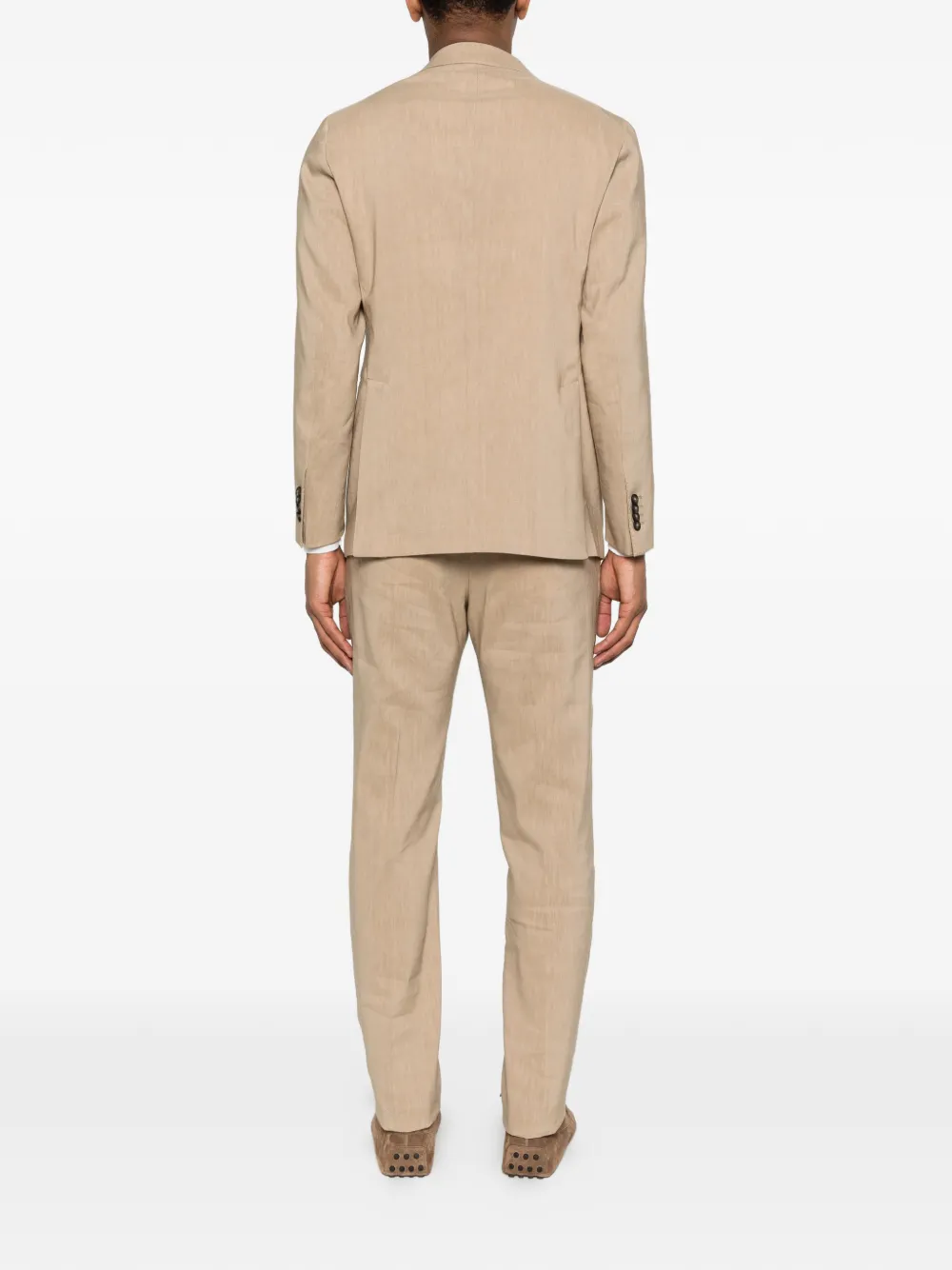 Tagliatore Blazer met enkele rij knopen Beige