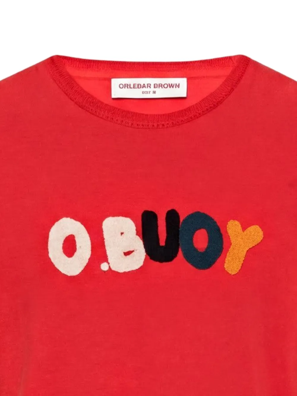 Orlebar Brown T-shirt met grafische print Rood