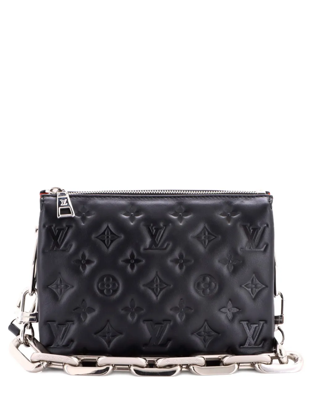 Louis Vuitton Pre-Owned Coussin Bag Monogram Embossed Lambskin BB crossbody bag - Nero