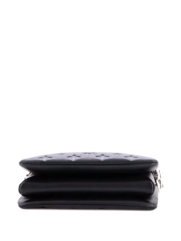 Louis Vuitton Pre-Owned クッサン モノグラム エンボス ラムスキン BB
