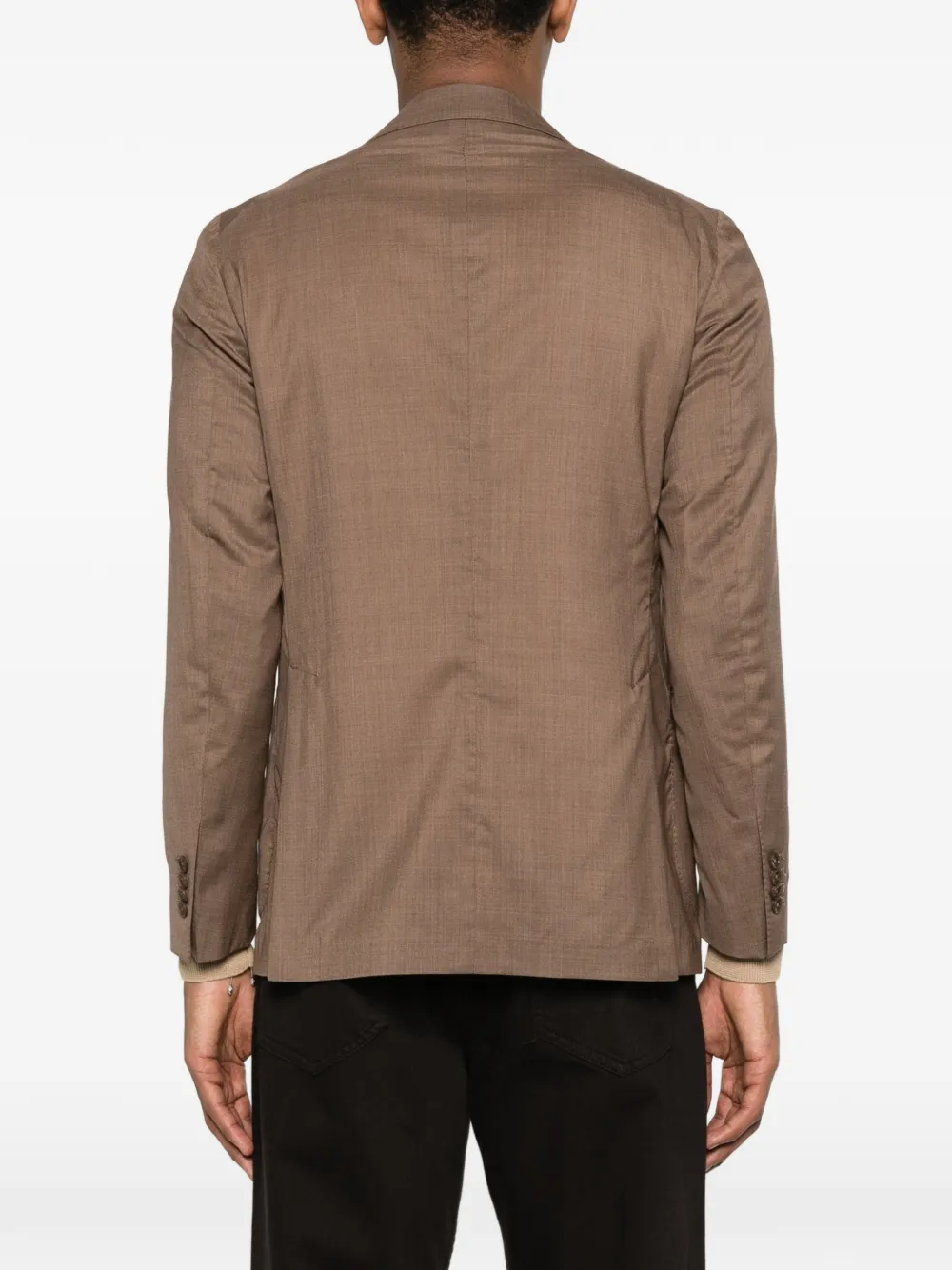 Tagliatore Blazer met enkele rij knopen Bruin