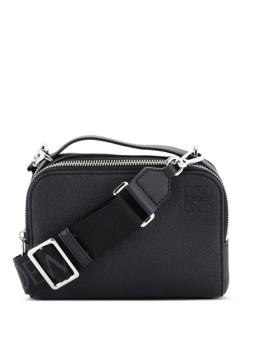Loewe Pre-Owned Camera Leather Mini crossbody bag - Nero