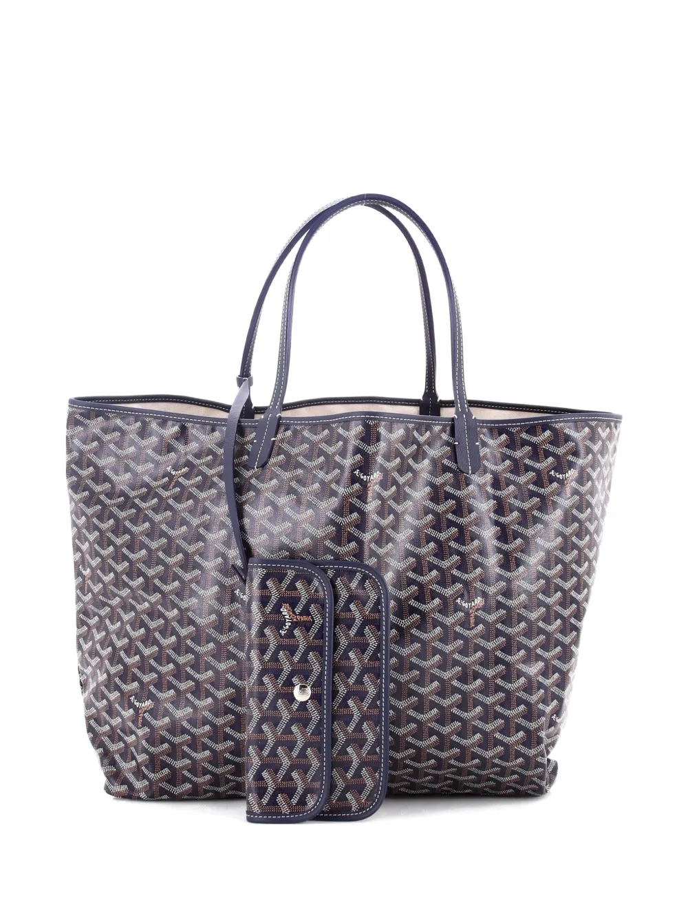 Goyard Pre-Owned Saint Louis Coated Canvas GM tote bag - Blu