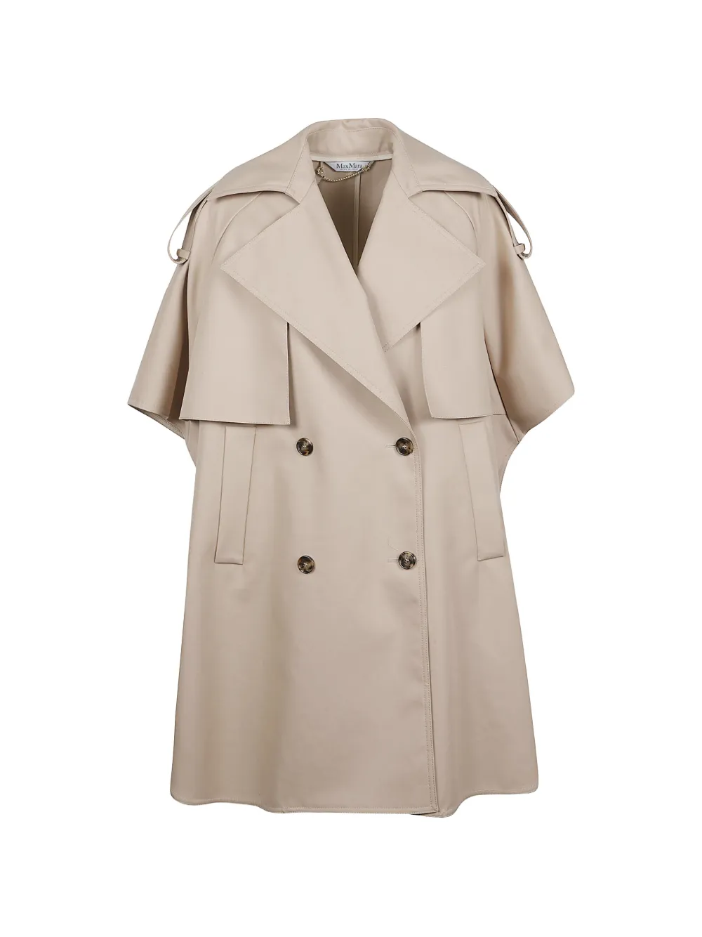 Max Mara double-breasted coat - Toni neutri