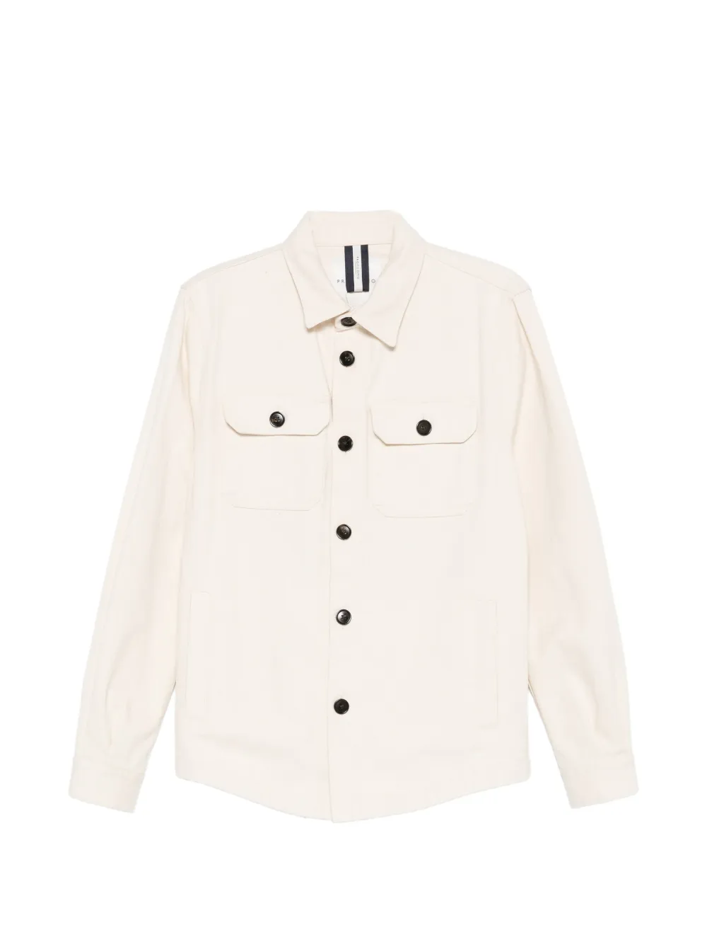 Profuomo Hemdjacke mit Einsätzen - Nude