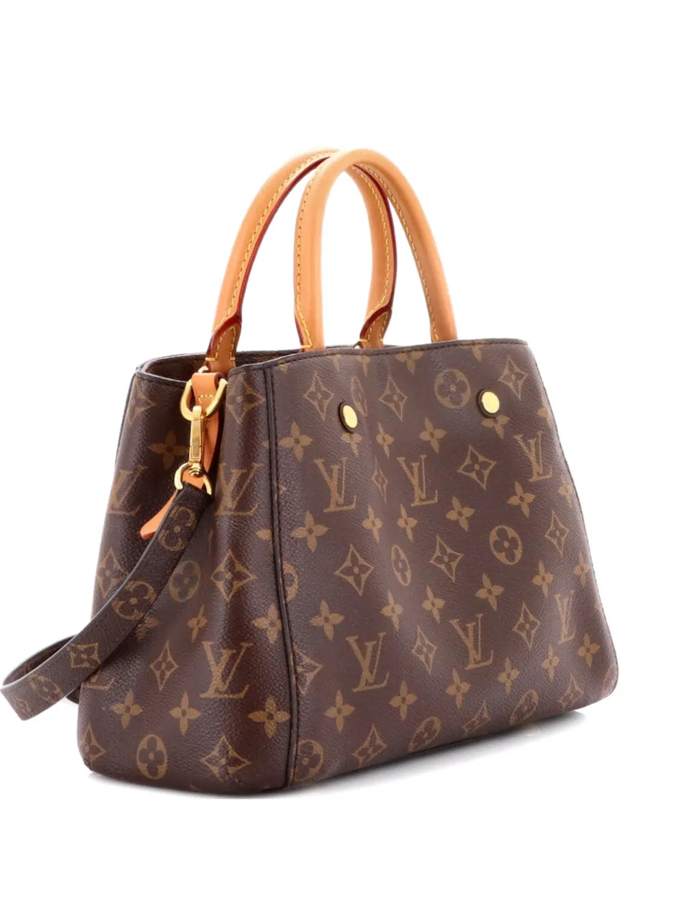 Louis Vuitton Pre-Owned Montaigne Handbag Monogram Canvas BB satchel - Marrone