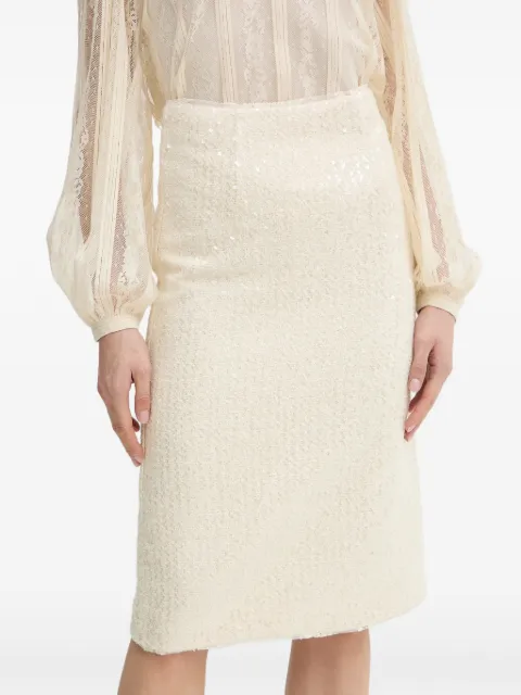TWINSET falda bordada con lentejuelas