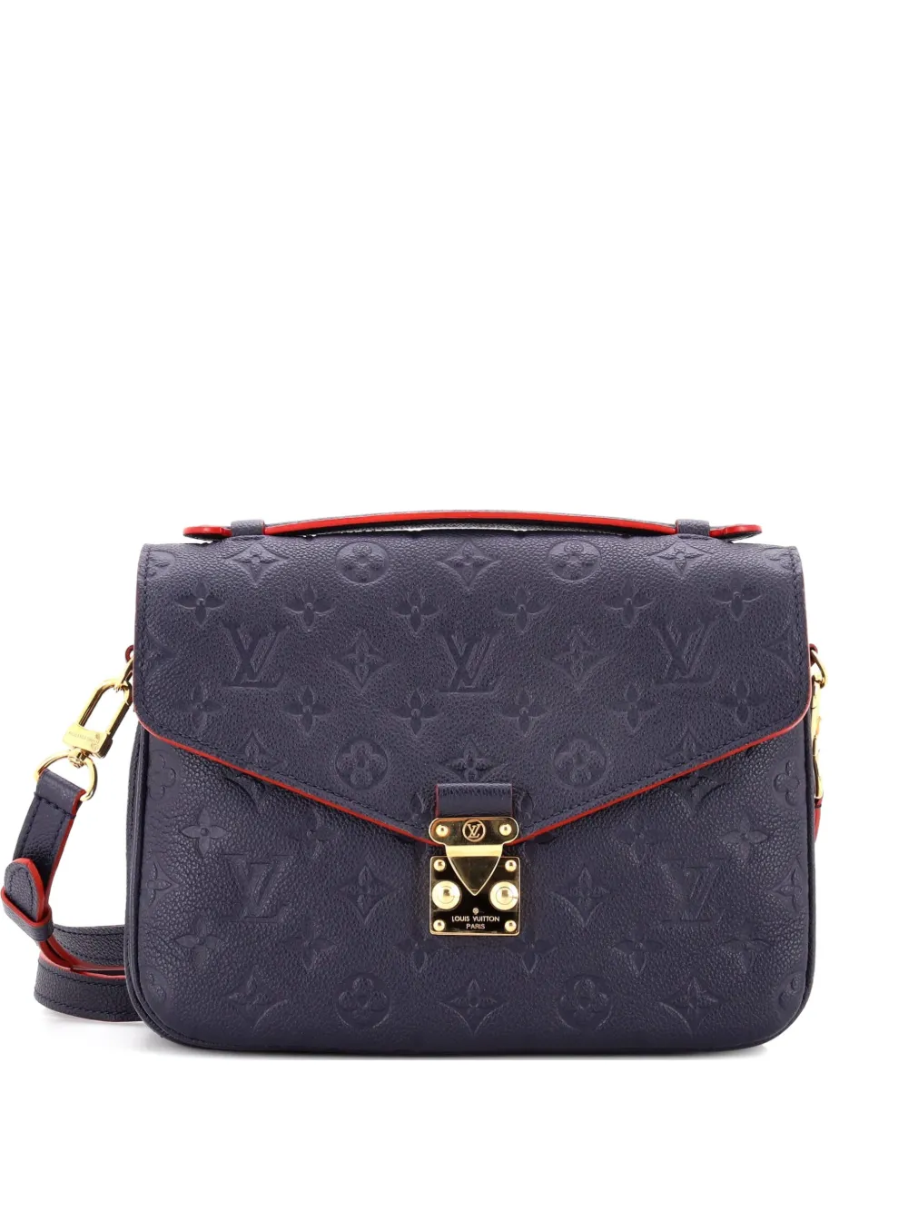 Louis Vuitton Pre-Owned Pochette Metis Monogram Empreinte Leather crossbody bag - Blu