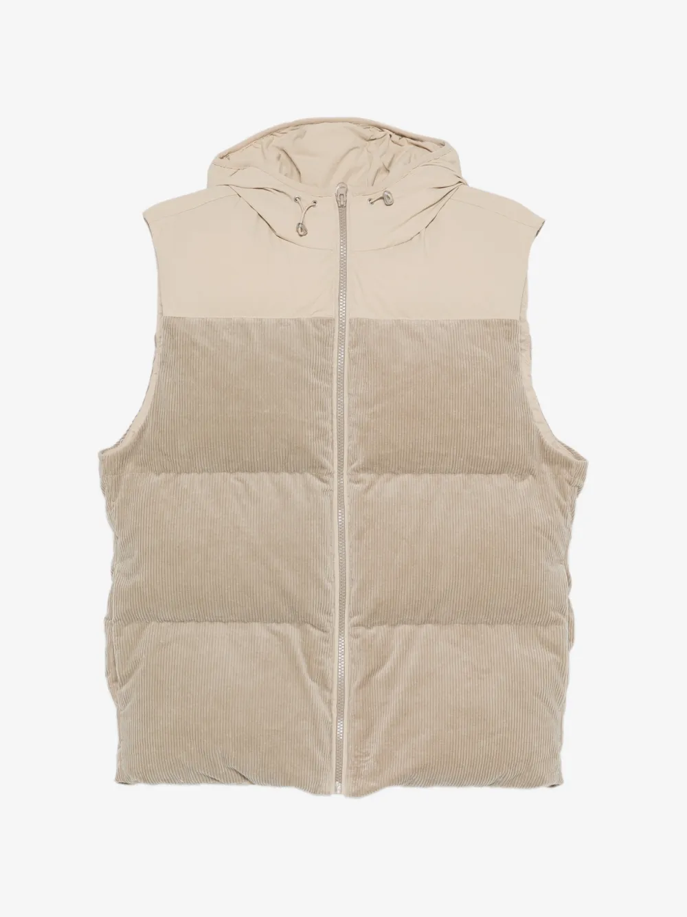 Profuomo panelled gilet | Neutrals | Image 1