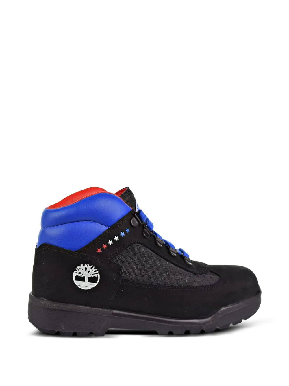 Timberland Kids x NBA veldlaarzen met logo Zwart