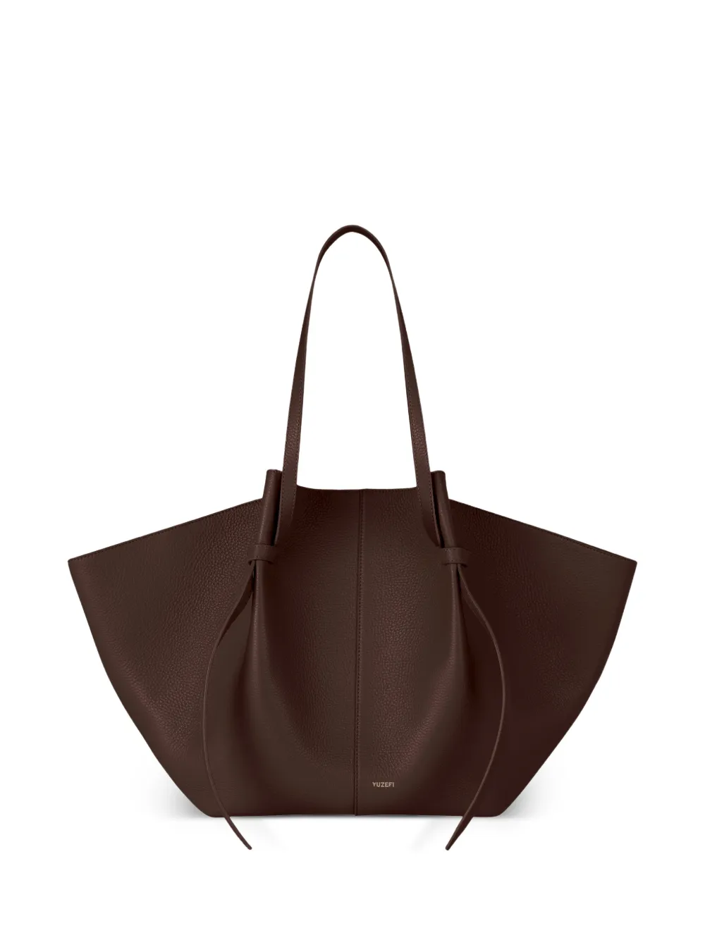 Yuzefi Xl Mochi leather shoulder bag - Marrone
