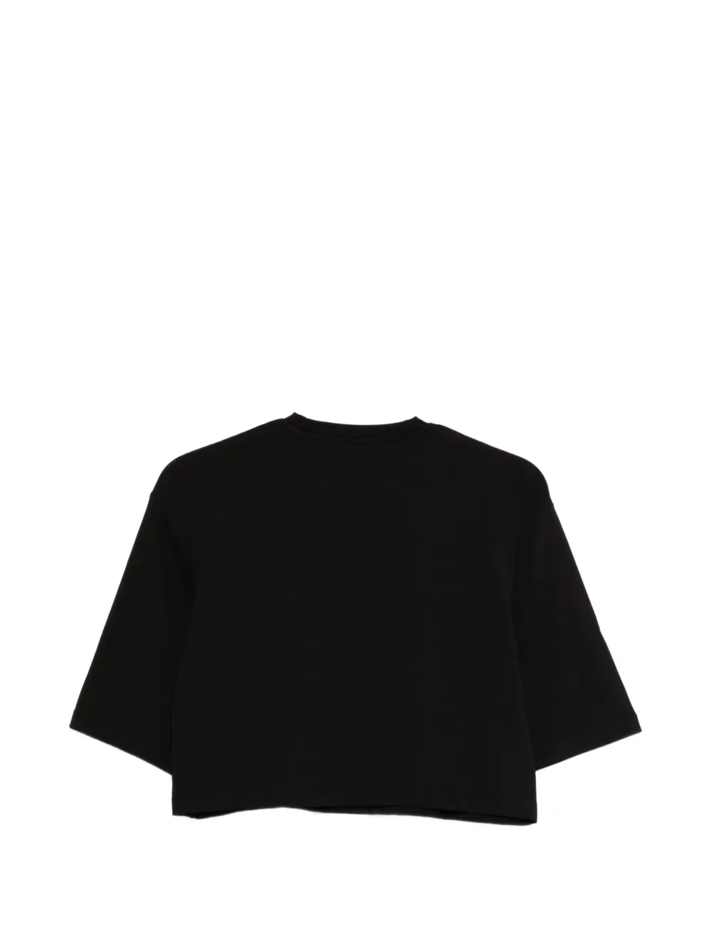 Pinko Kids T-shirt met logoprint Zwart