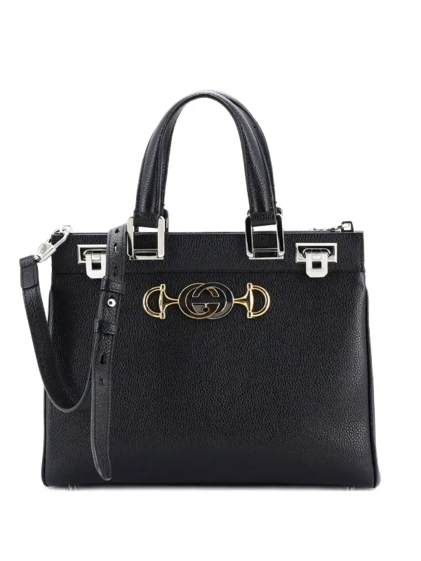 Gucci Pre-Owned グッチ ズゥミ トップハンドル バッグ レザー 