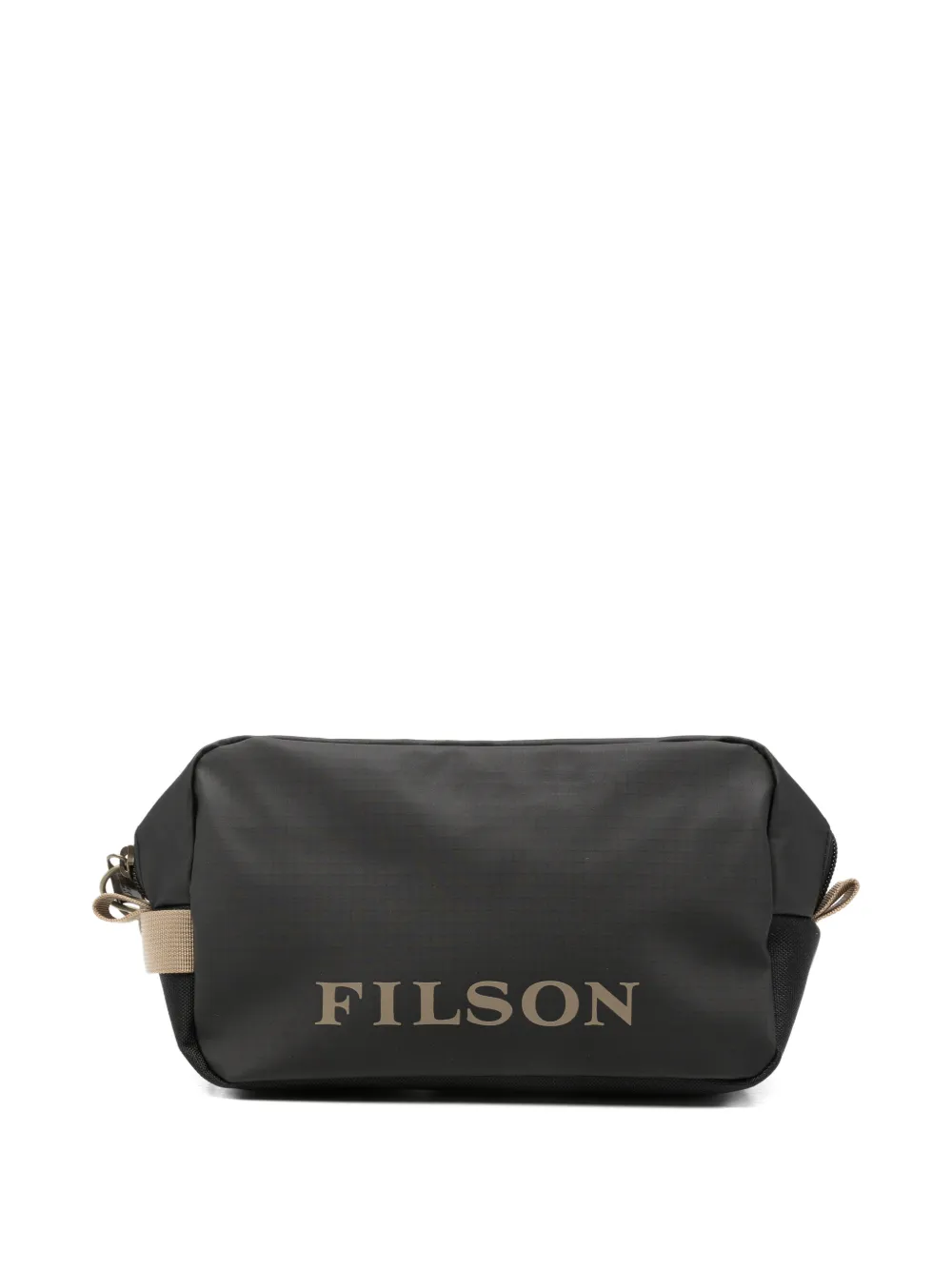 Filson logo-print wash bag - Schwarz