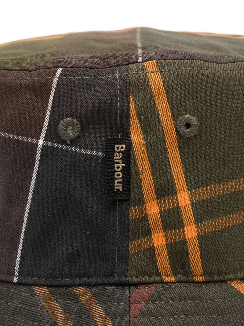  Barbour Telfield Tartan Bucket Hat - Green 