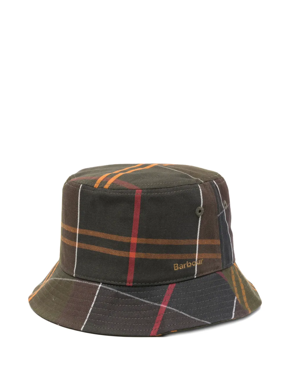 Barbour Telfield tartan bucket hat - Verde