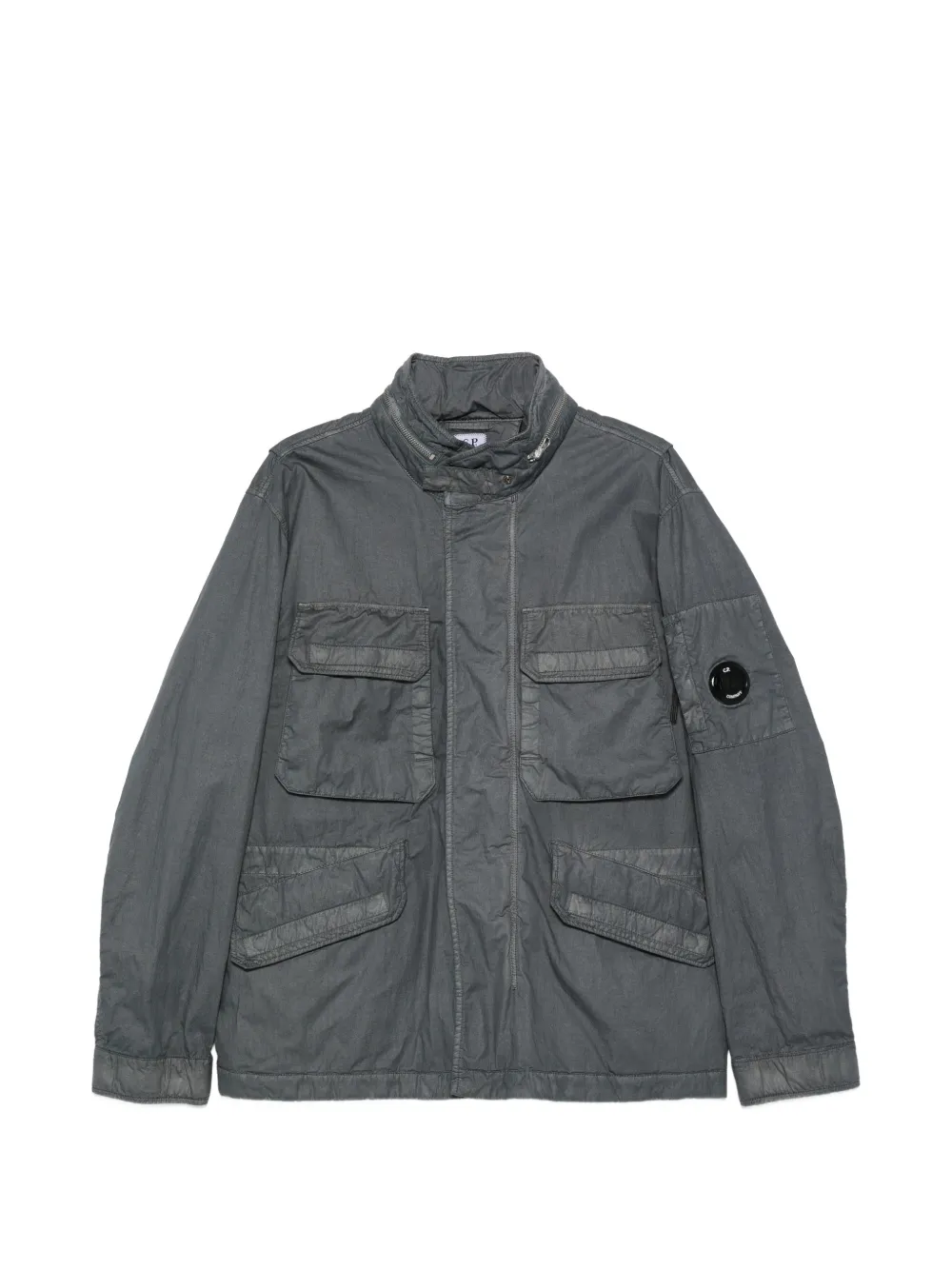 C.P. Company 50 Fili Wax pocket zip jacket - Grigio
