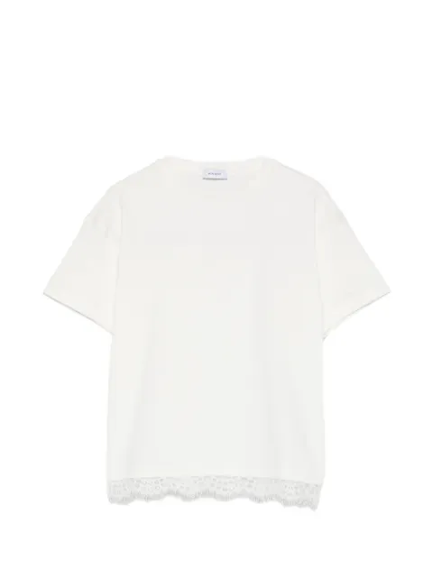 Pinko Kids playera con ribete de encaje