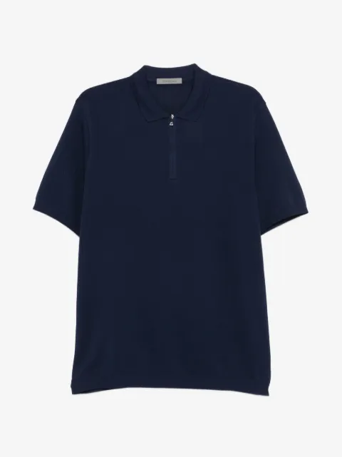 Corneliani zip-up polo shirt